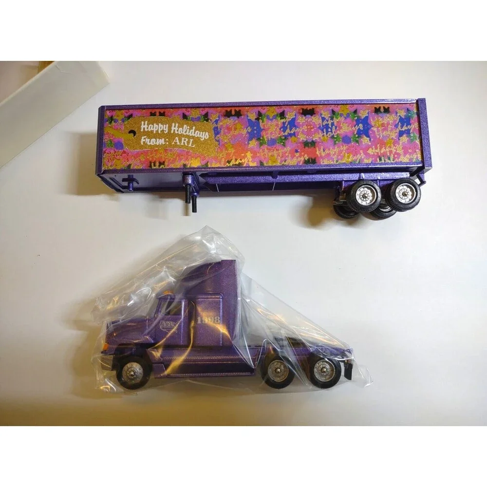 Winross Diecast Tractor Trailer Big Rig Truck 1998 Happy Holidays ARL Transport